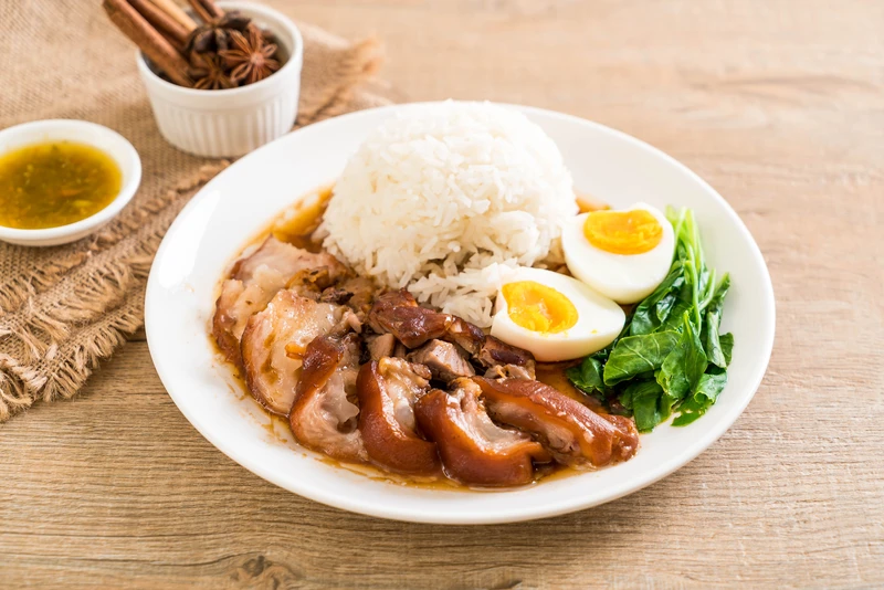 เมนูอาหารในเว็บร้านอาหารหน้าเดียว
