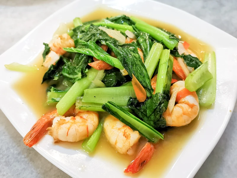เมนูอาหารในเว็บร้านอาหารหน้าเดียว