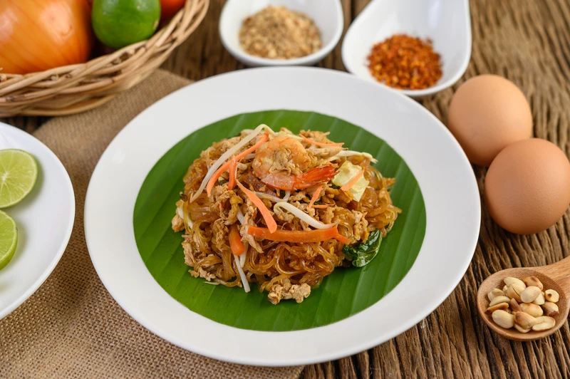 เมนูอาหารในเว็บร้านอาหารหน้าเดียว