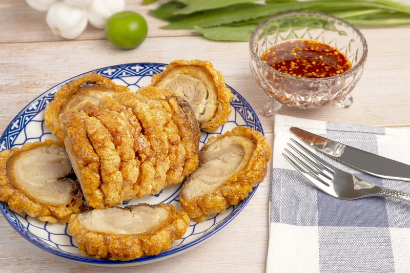 เมนูอาหารในเว็บร้านอาหารหน้าเดียว